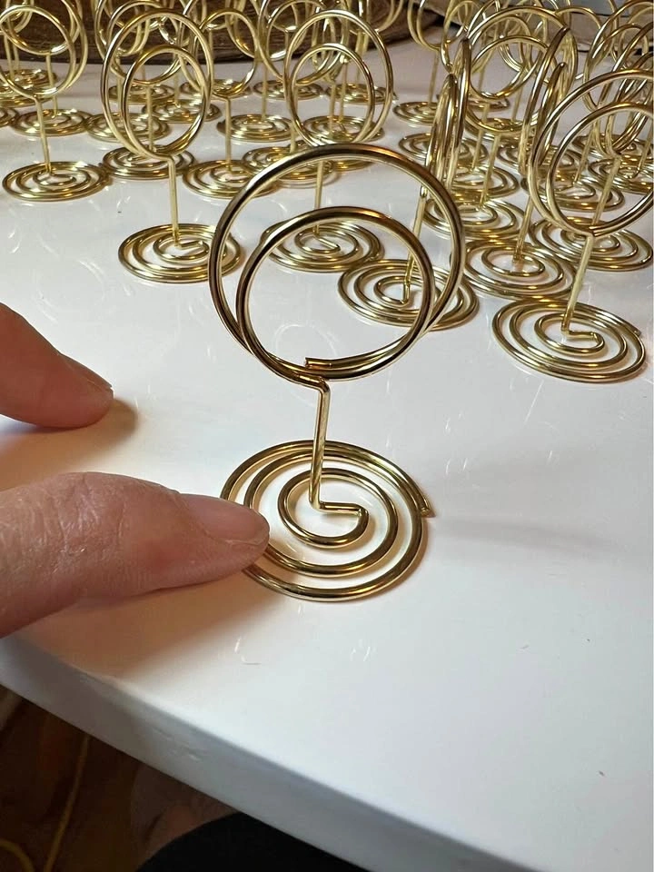 ⚽ Gold Table number Holder- New