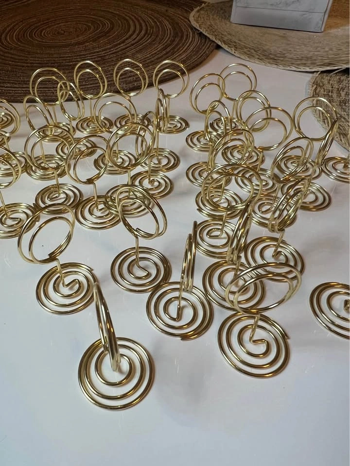 ⚽ Gold Table number Holder- New - photo 2