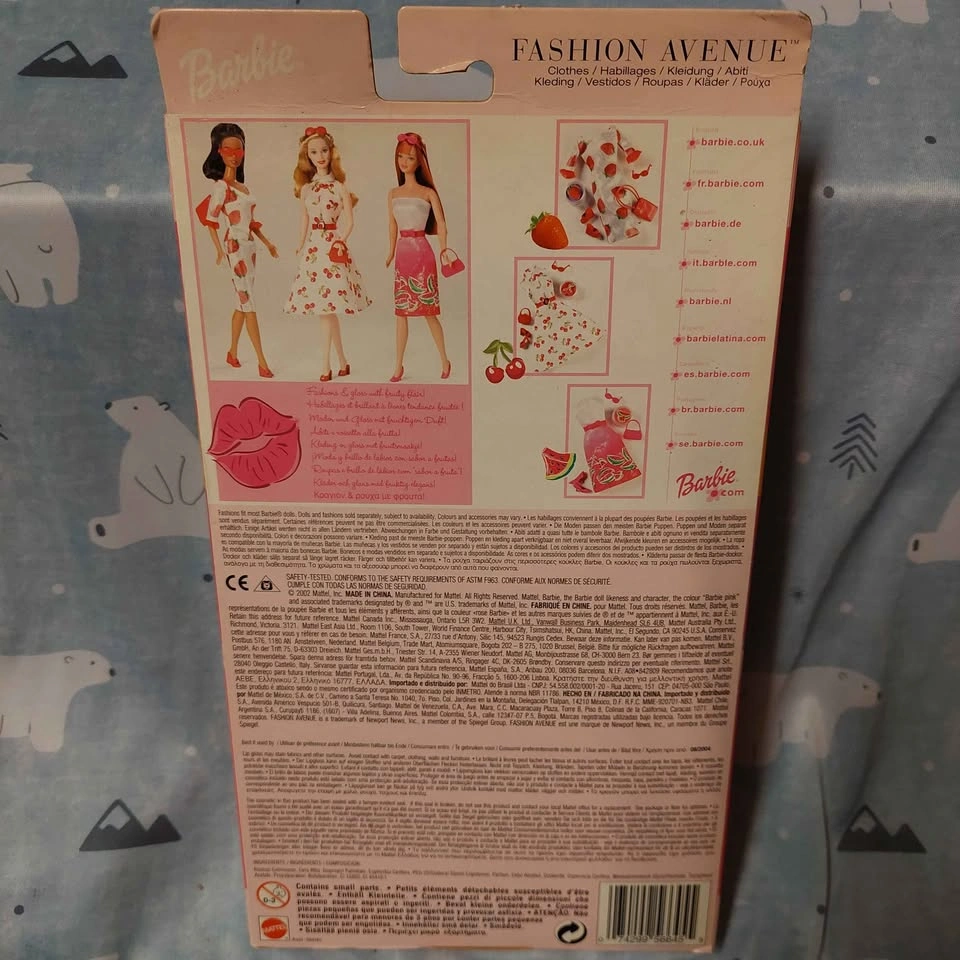 ⚽️ Vintage Barbie - BNIP Cherry Dress w/ Lip gloss - photo 2