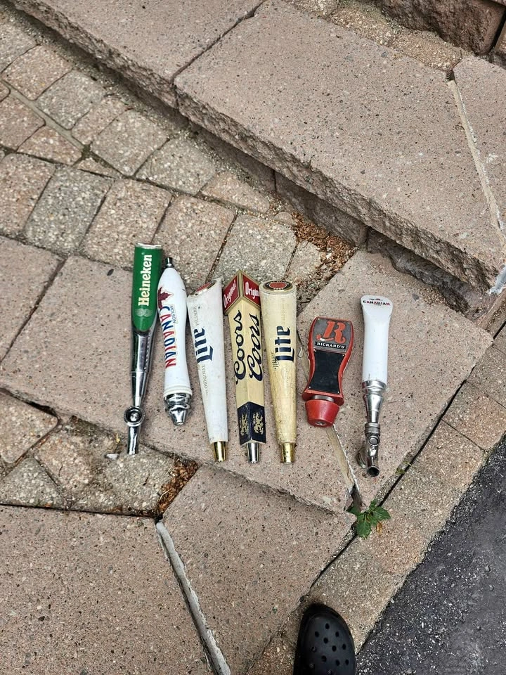 Beer Tap Handles Collection - Heineken, Canadian, Miller Lite