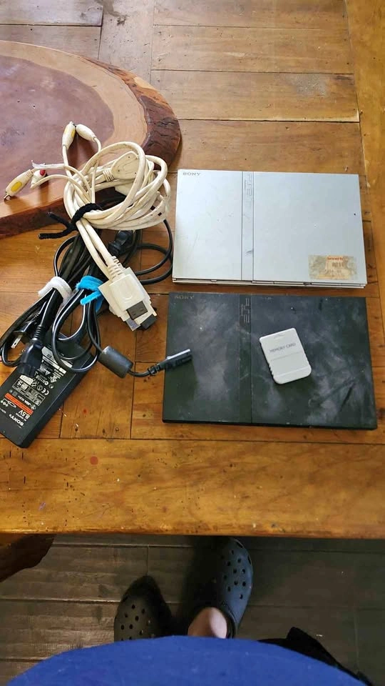 Sony PlayStation 2 PS2 Consoles with Cables Memory Card