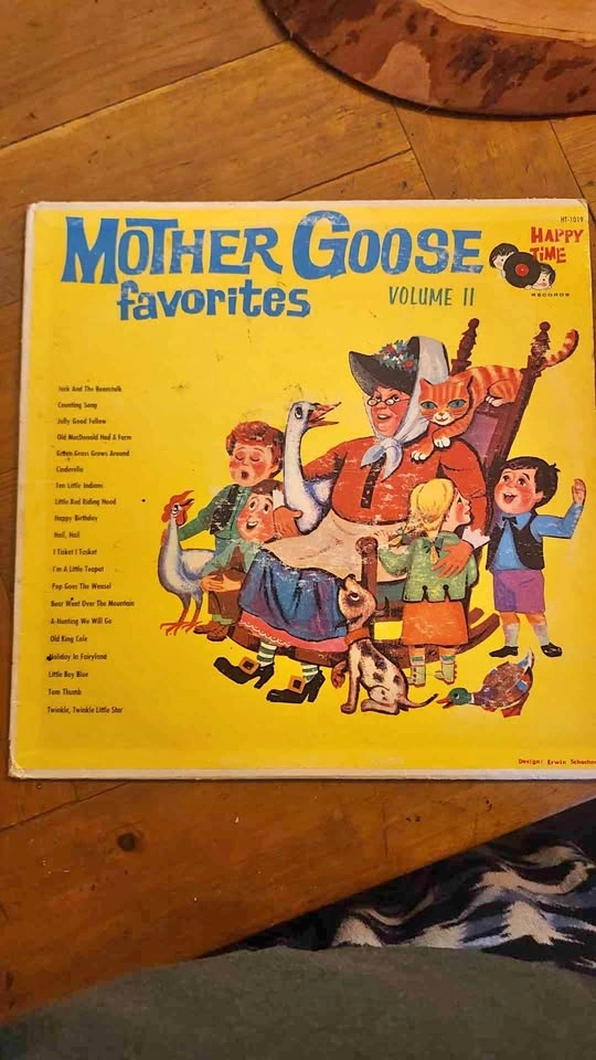 Happy Time Records Mother Goose Favorites Volume II Vinyl