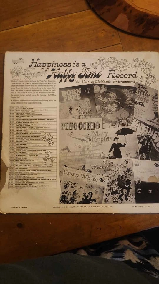 Happy Time Records Mother Goose Favorites Volume II Vinyl - photo 2