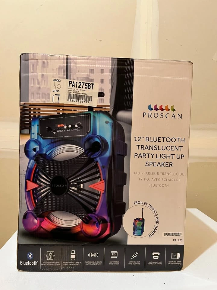 Brand New Proscan 12" Wireless Karaoke Speaker - photo 2