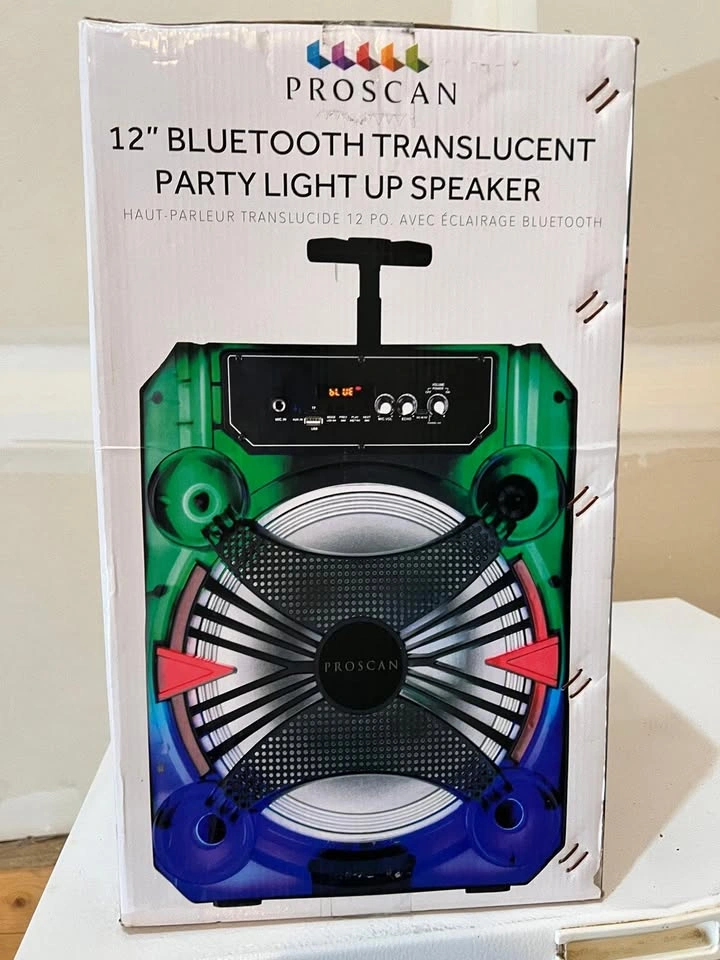Brand New Proscan 12" Wireless Karaoke Speaker - photo 4