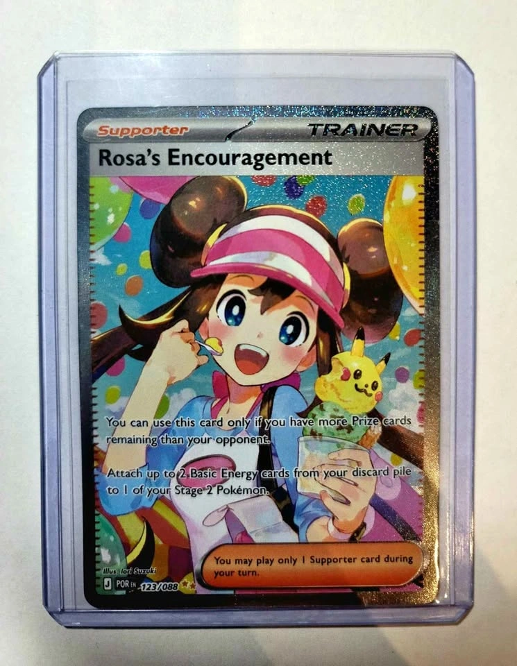 Rosa's Encouragement SIR 123/088 Pokemon Perfect Order