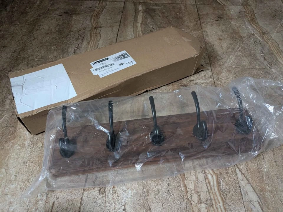 WEBI Coat Rack Wall Mount, 5 Hooks - photo 5