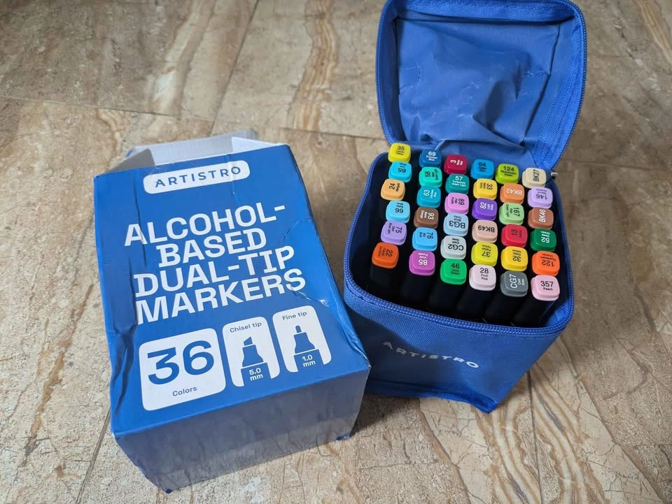 Artistro Acrylic Paint Markers and Alcohol-Based Dual-Tip Marker - photo 2