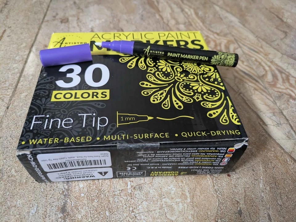 Artistro Acrylic Paint Markers and Alcohol-Based Dual-Tip Marker - photo 5