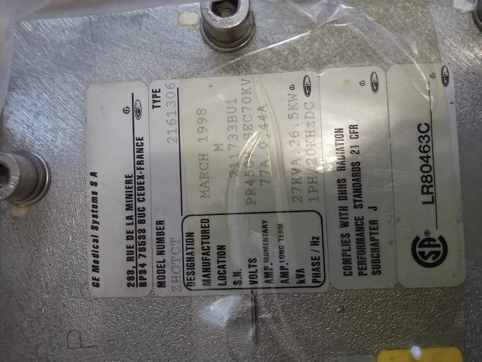 Cathode High Voltage Tank for GE 4 and 8 Slice CT Scanner - photo 2