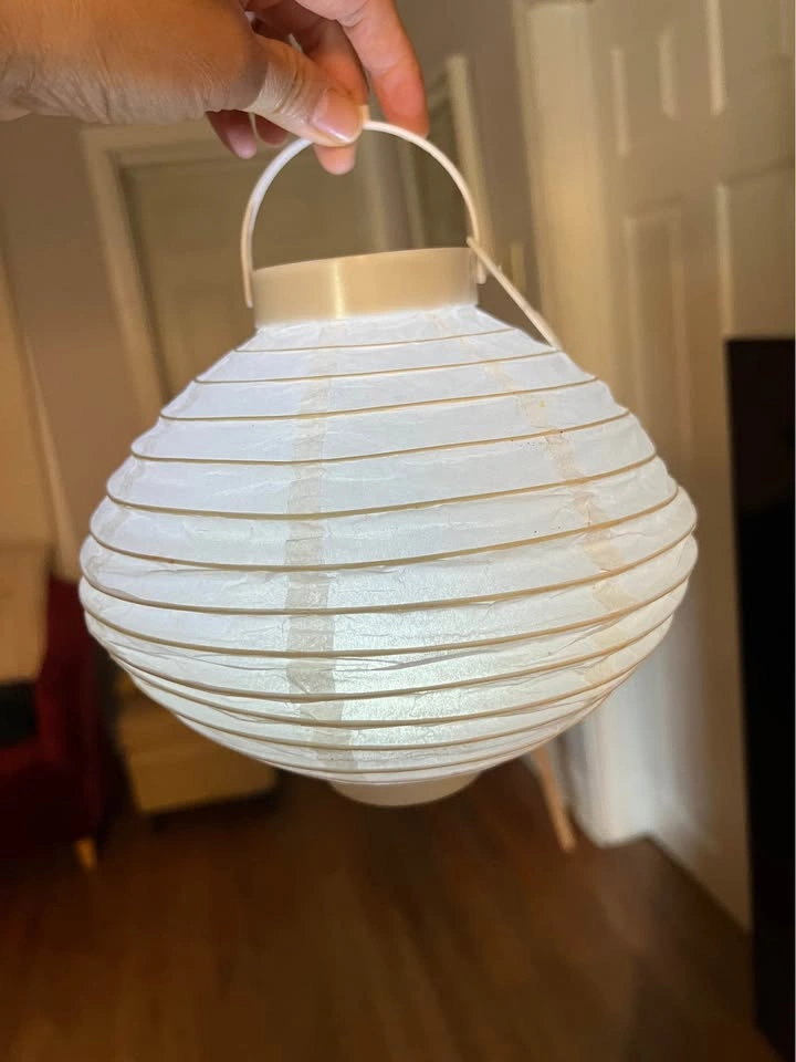 ⚽ White Paper lanterns - photo 4