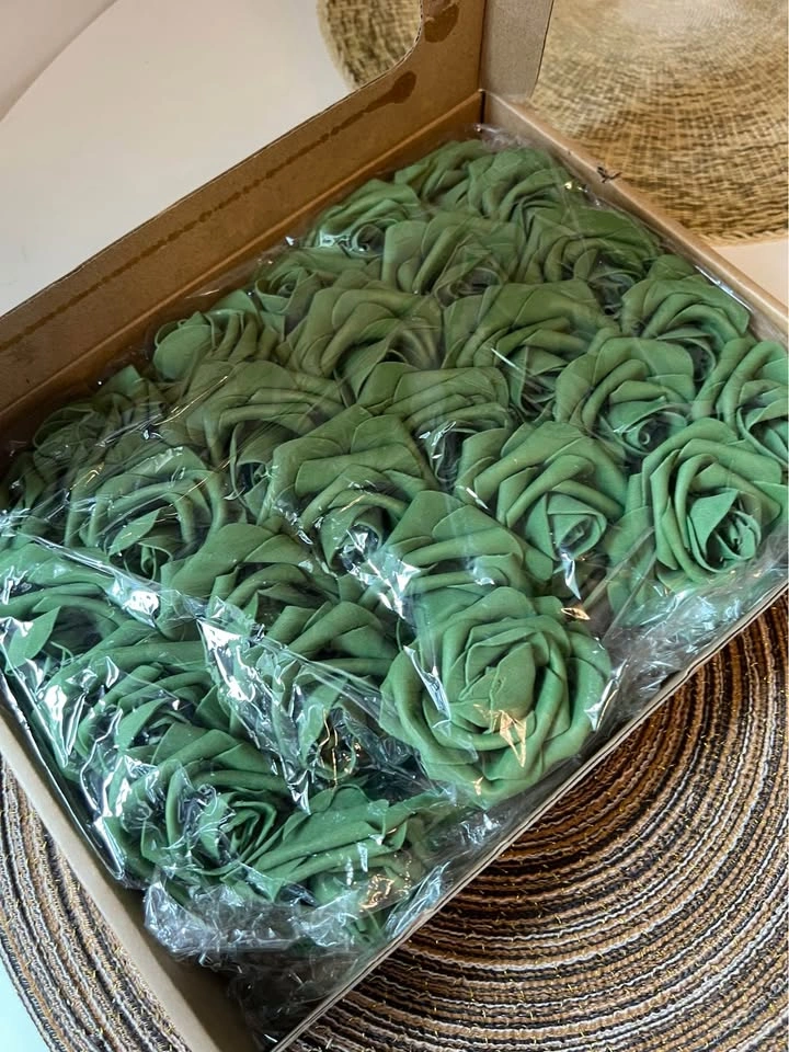 ⚽ New Felt Flowers- 29 pcs. - photo 2