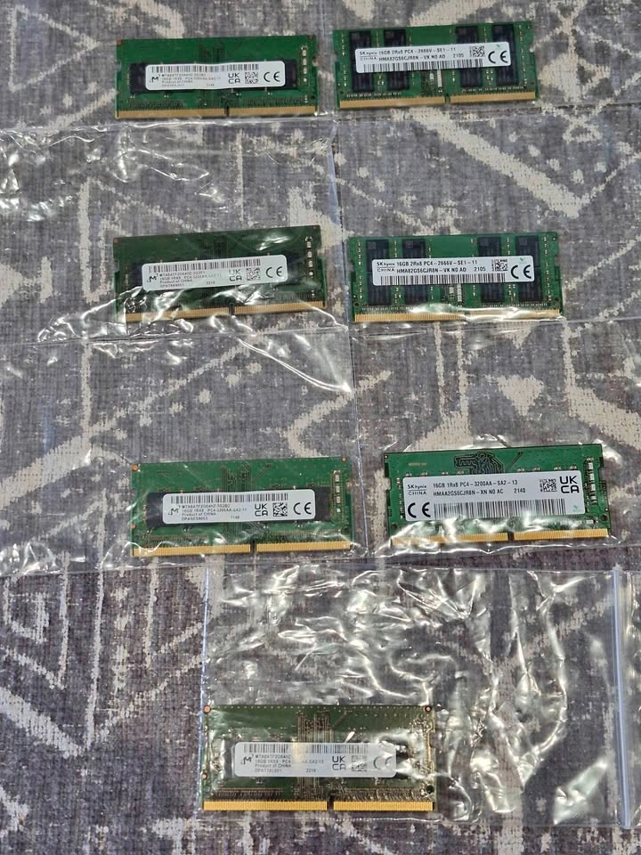 Assorted DDR4 Laptop RAM (see description for details)