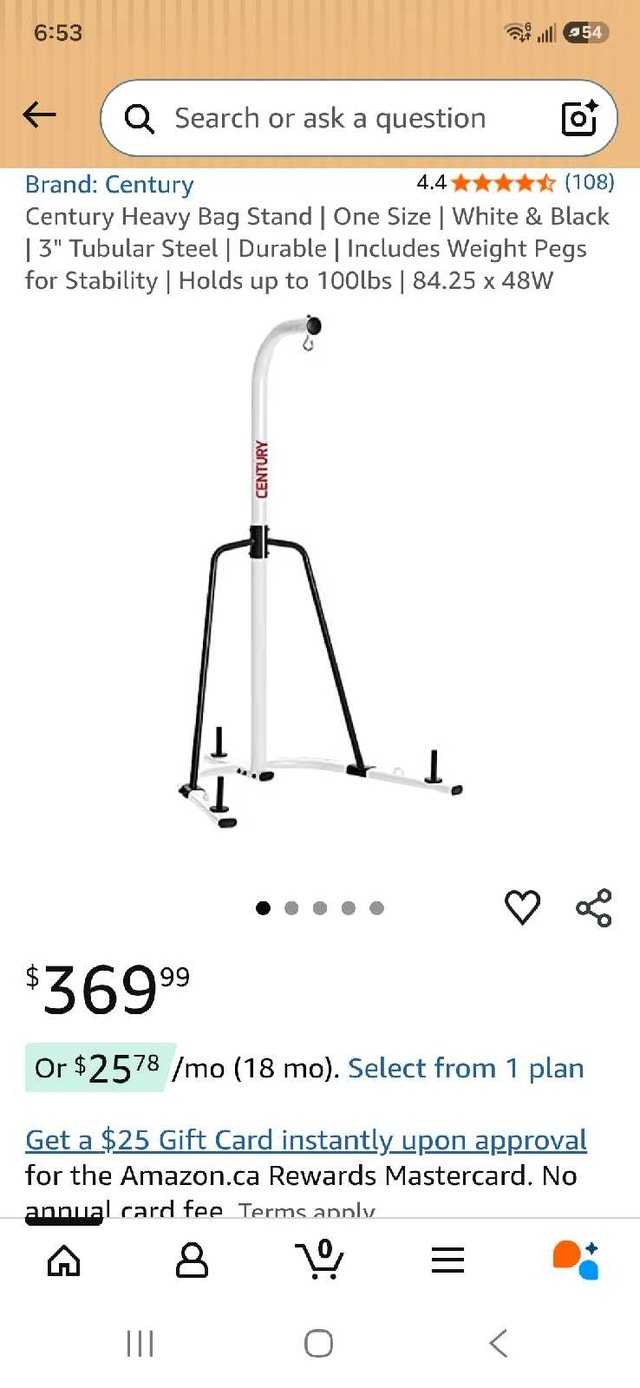 Century Heavy Bag Stand - photo 4