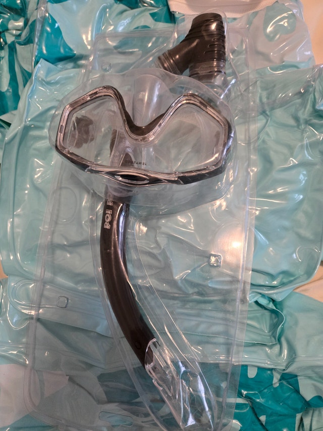 Pool Float with Handles/Cup Holders + Snorkeling Mask - $10 - photo 3