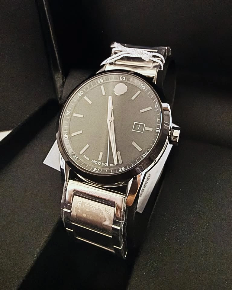 Movado Museum Sport Quartz Black Dial Men's Watch - New - photo 2