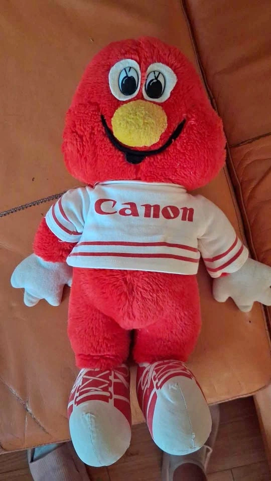 Vintage Canon Elmo Plush Toy