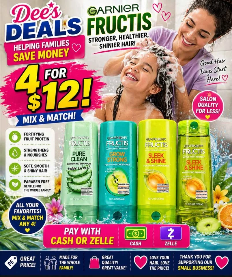 Garnier Fructis 4 for $12 - photo 2