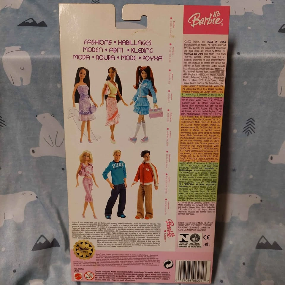 ⚽️ Vintage Barbie - RARE BNIP Denim Jacket Lace Dress Outfit - photo 2