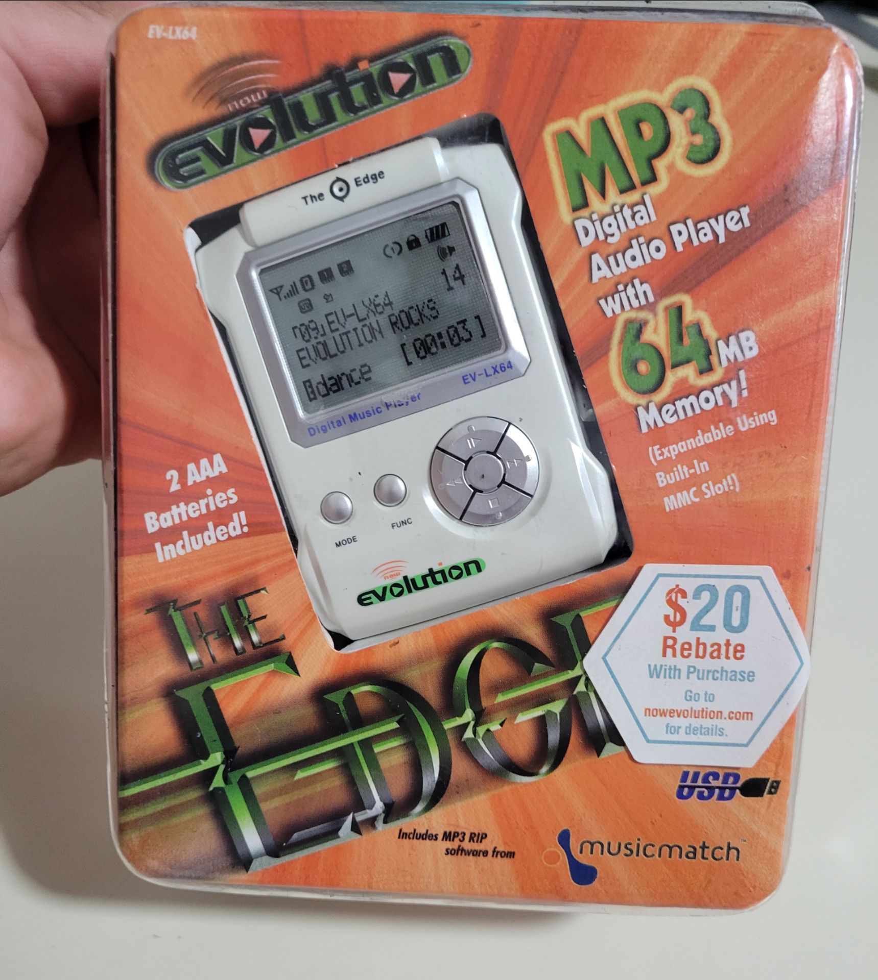 Now Evolution EV-LX64 MP3 digital audio player / NEW