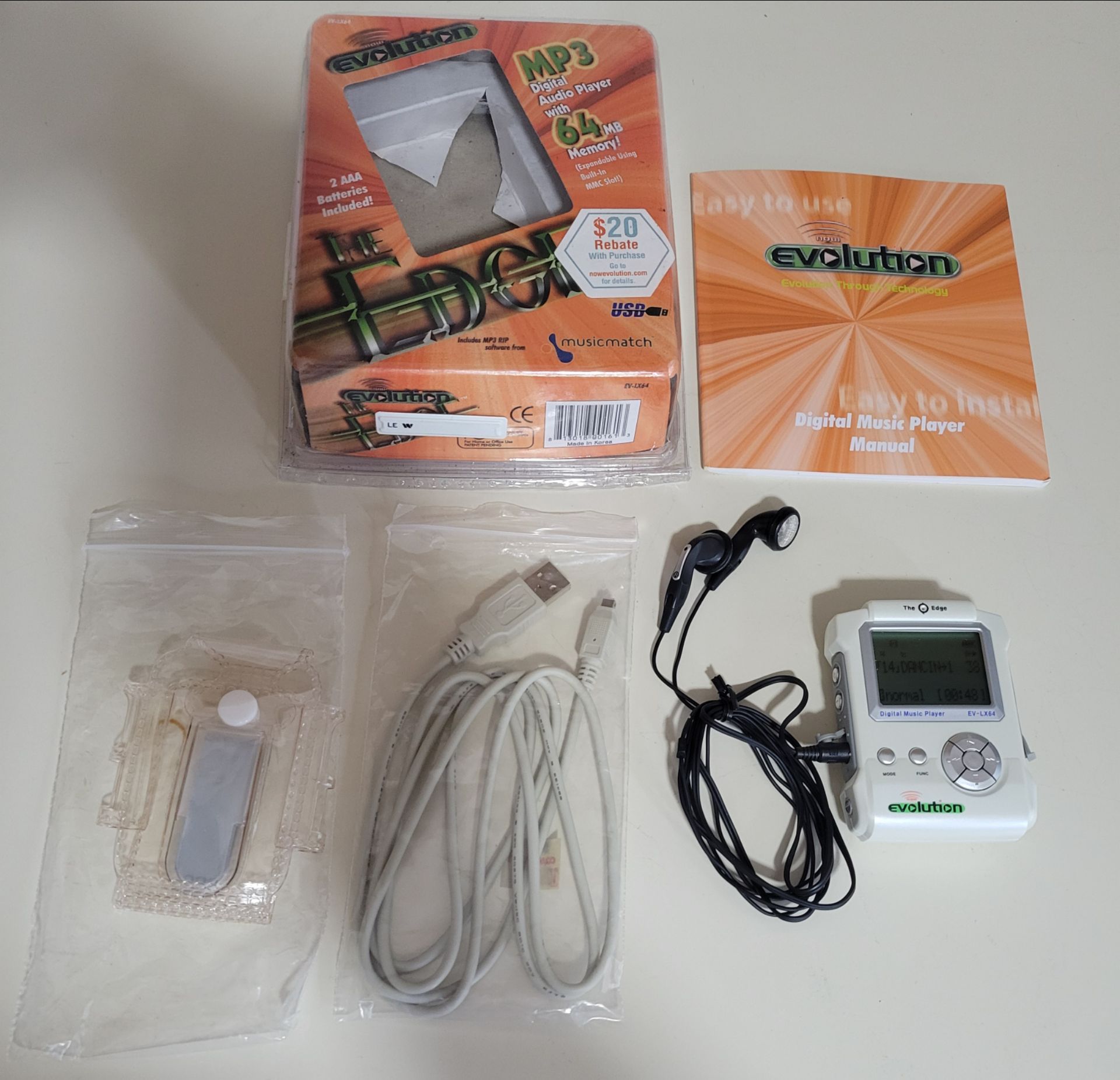 Now Evolution EV-LX64 MP3 digital audio player / NEW - photo 3