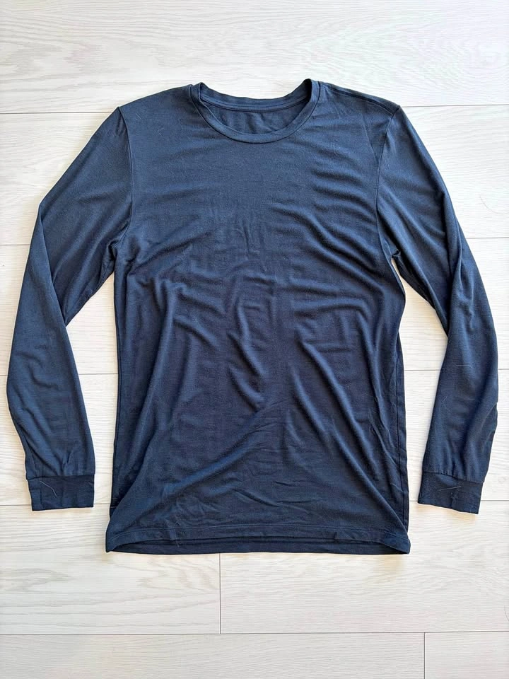 Uniqlo Heattech Long Sleeve Navy Shirt(Size S)