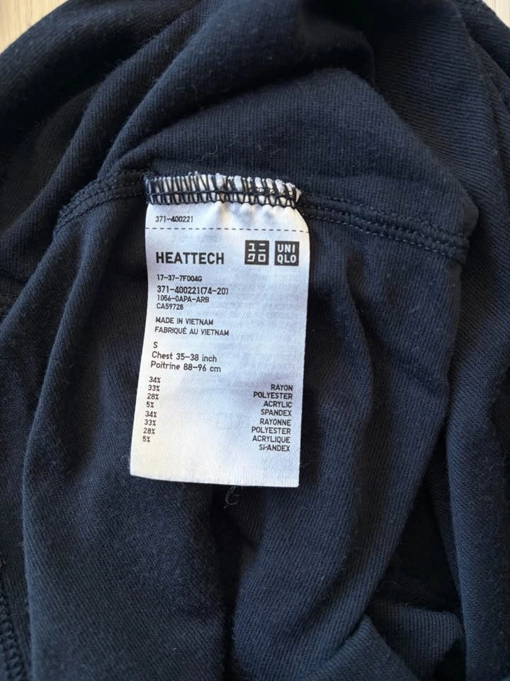 Uniqlo Heattech Long Sleeve Navy Shirt(Size S) - photo 2
