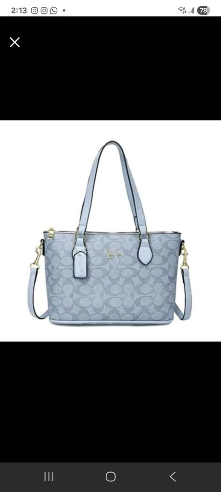 Brand new Coach Big tote bag in pink or blue - photo 3