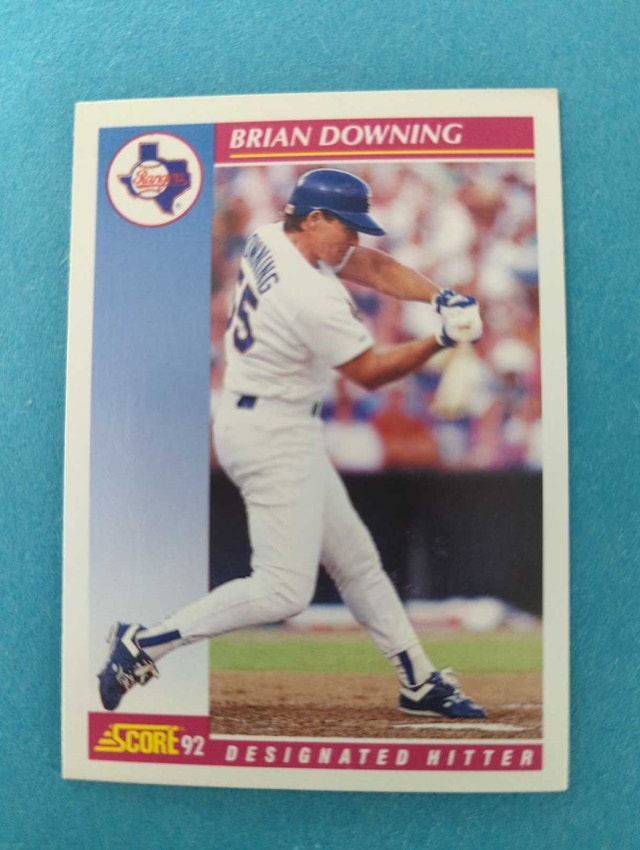 1992 Score Brian Downing Baseball Card ⚽