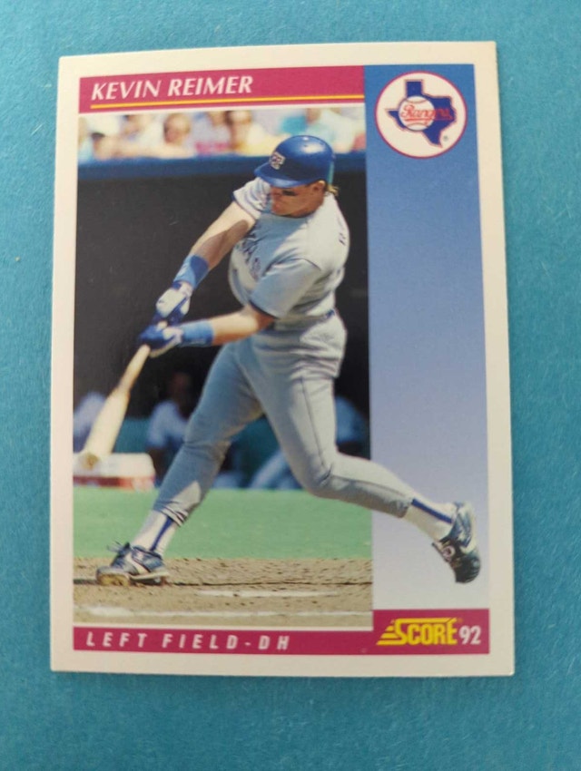 1992 Score Kevin Reimer Baseball Card ⚽