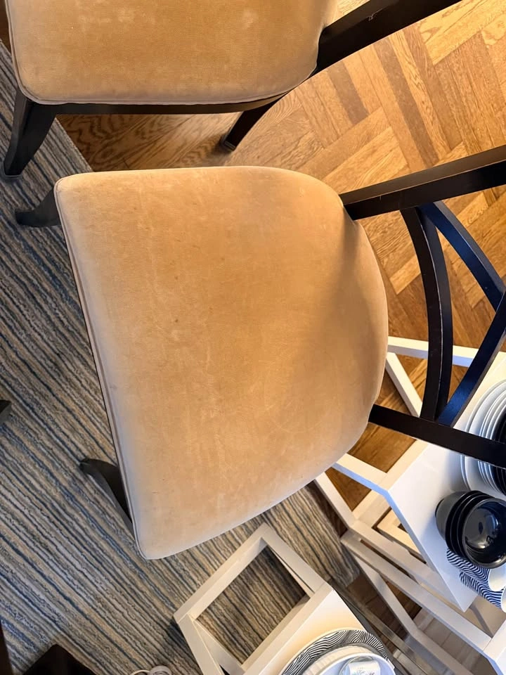 Set of 4 Crate & Barrel X-Back Wood Dining Chairs - photo 5