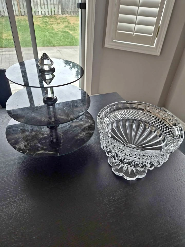 Dessert tower fruit bowl