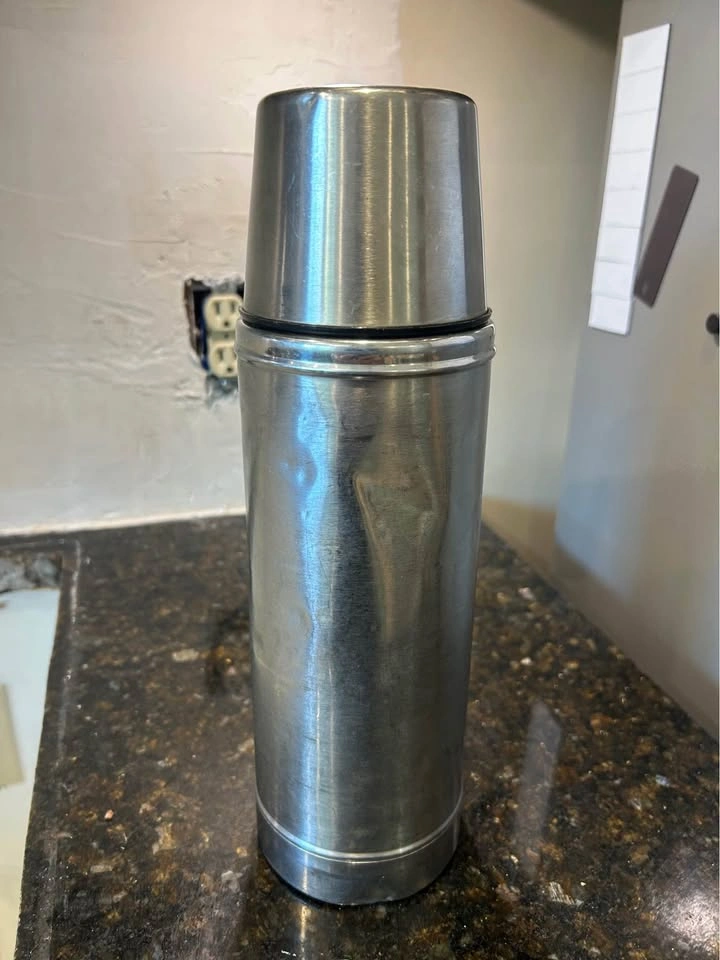 Vintage Stainless Steel Vacuum Flask Thermos - photo 4