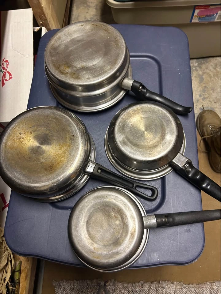 4-Piece Stainless Steel Saucepan Set plus saucepan veg - photo 3