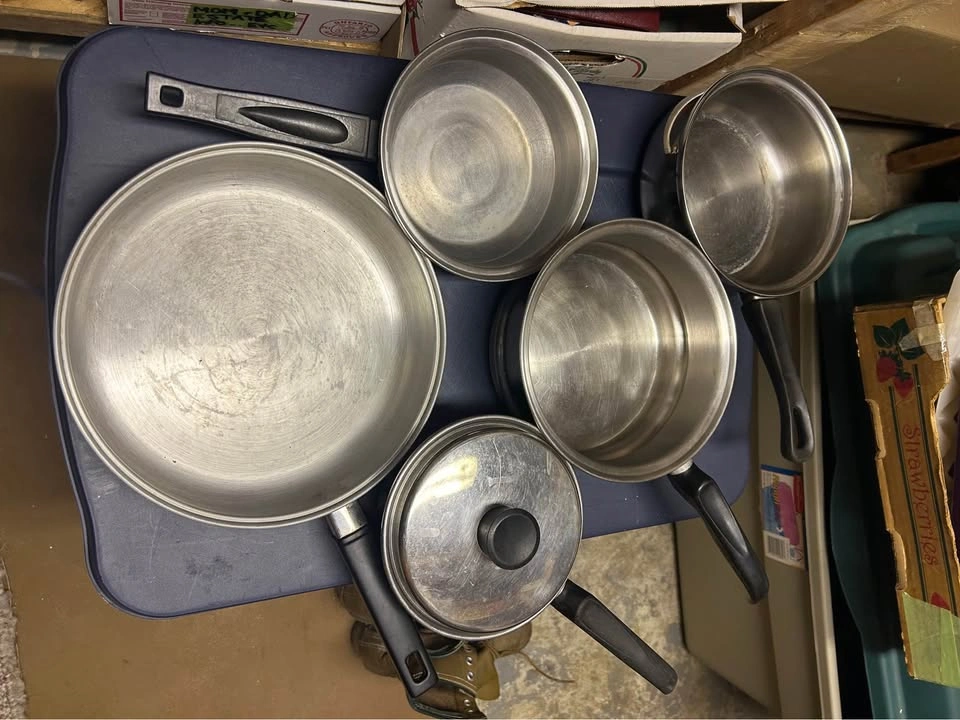 4-Piece Stainless Steel Saucepan Set plus saucepan veg - photo 5