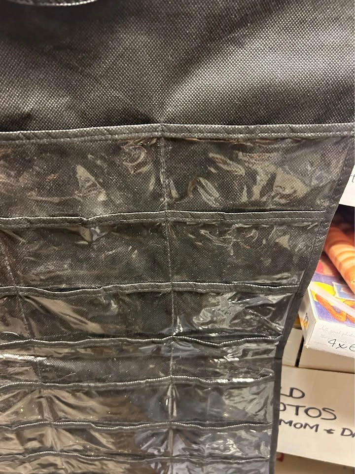 Hanging Jewelry Organizer with Clear Pockets - photo 3