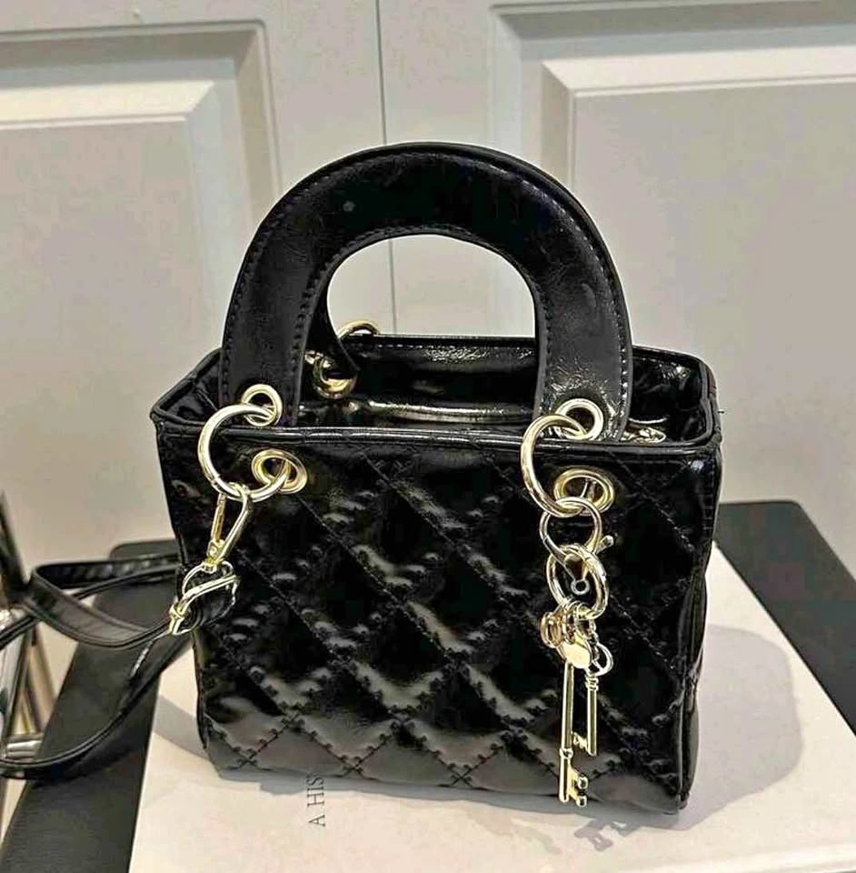 Spring/Summer New Women's Black Mini Tote Bag