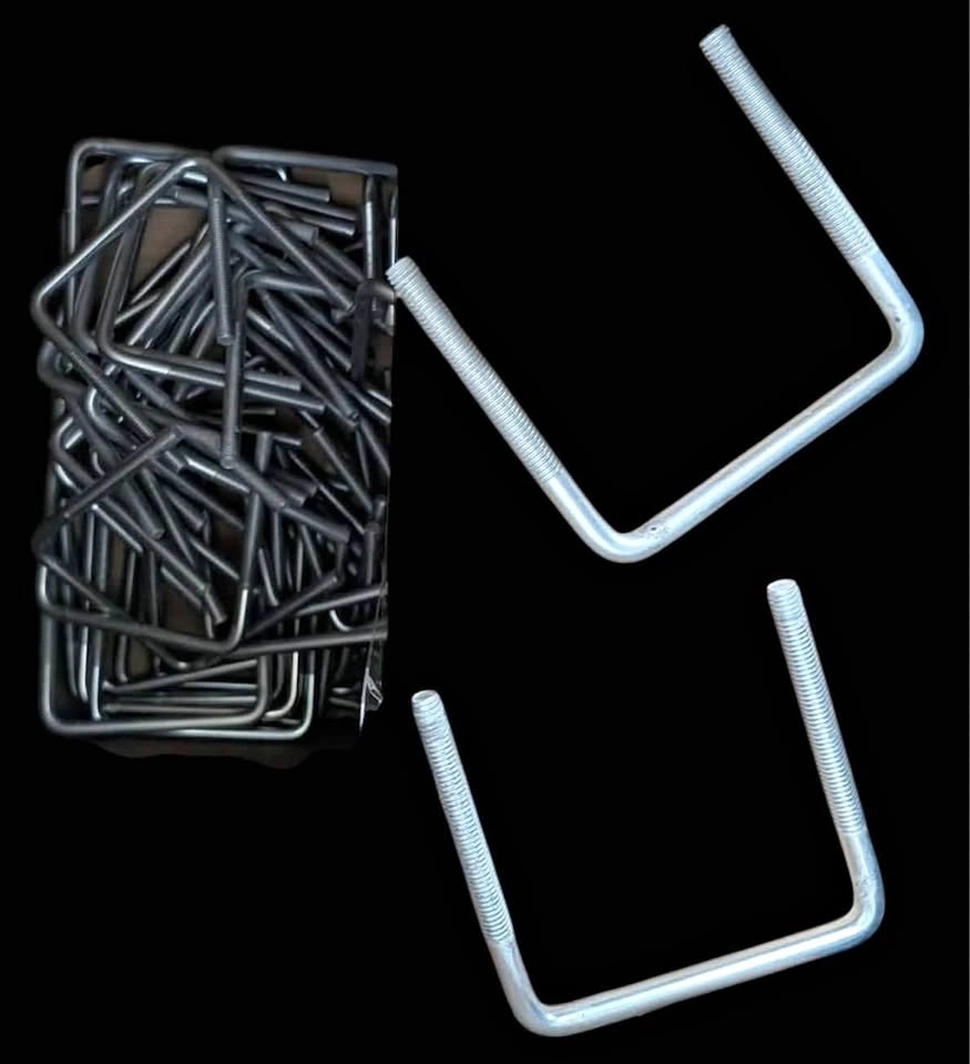 Lot of 10 Square U-Bolts