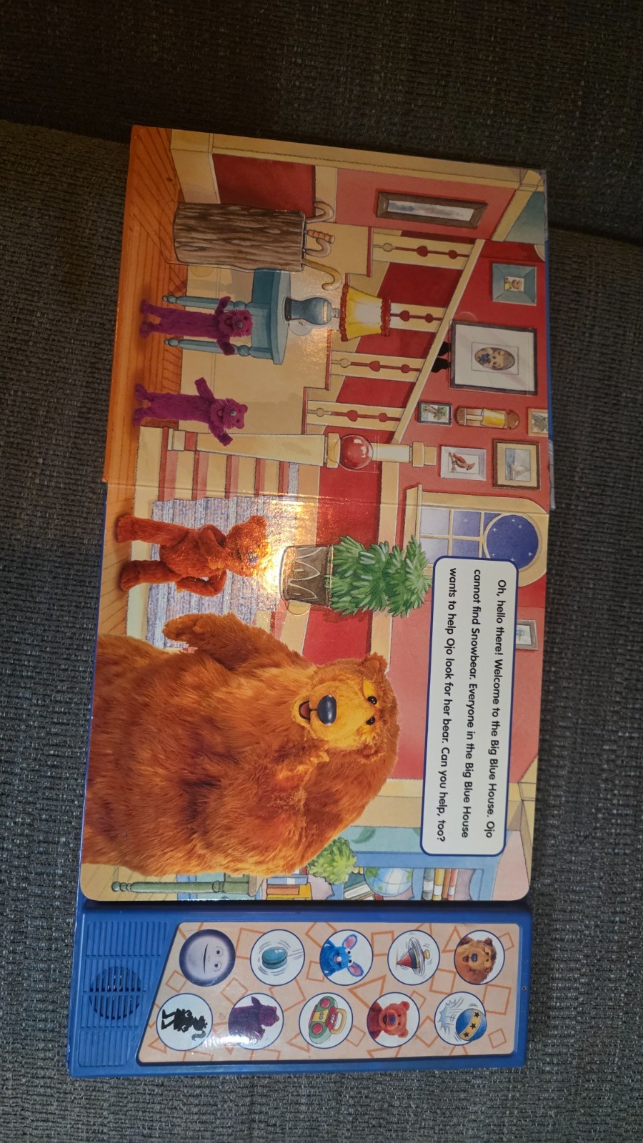 Disney Bear in the Big Blue House 2000 Jim Henson Lift & Listen - photo 2