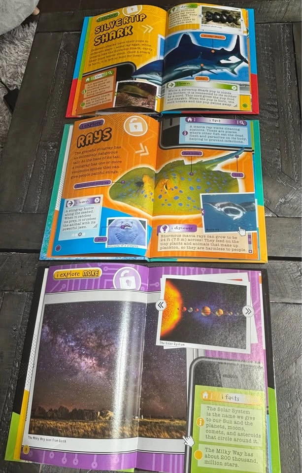i explore Children's Book Set: Sharks, Sea Life, and Space - photo 3