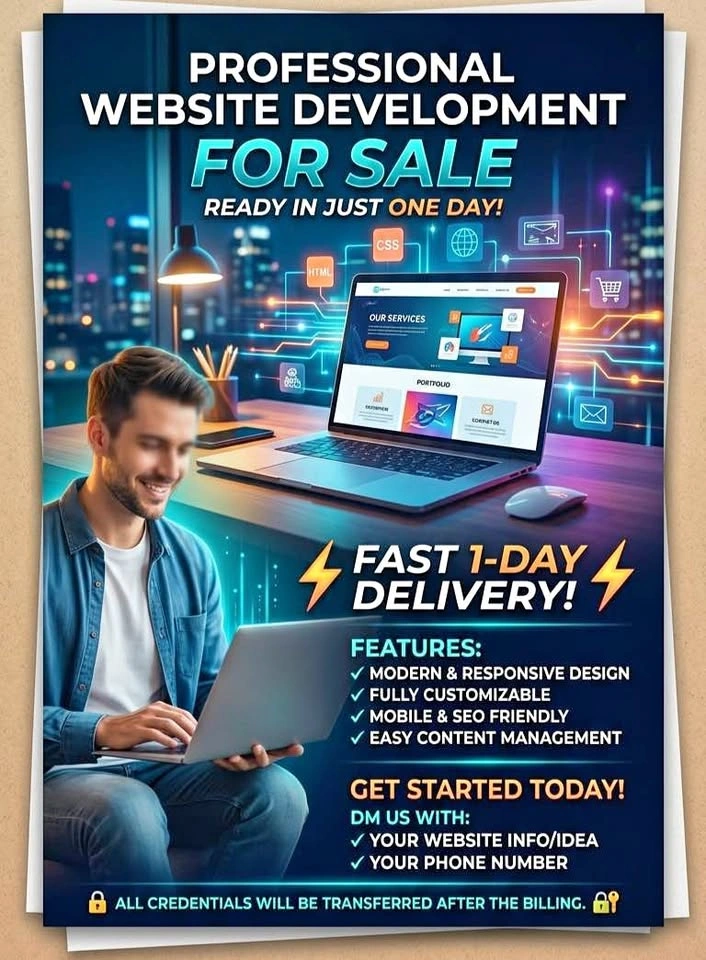 Professional Website Design for sale | 1-Day Delivery
