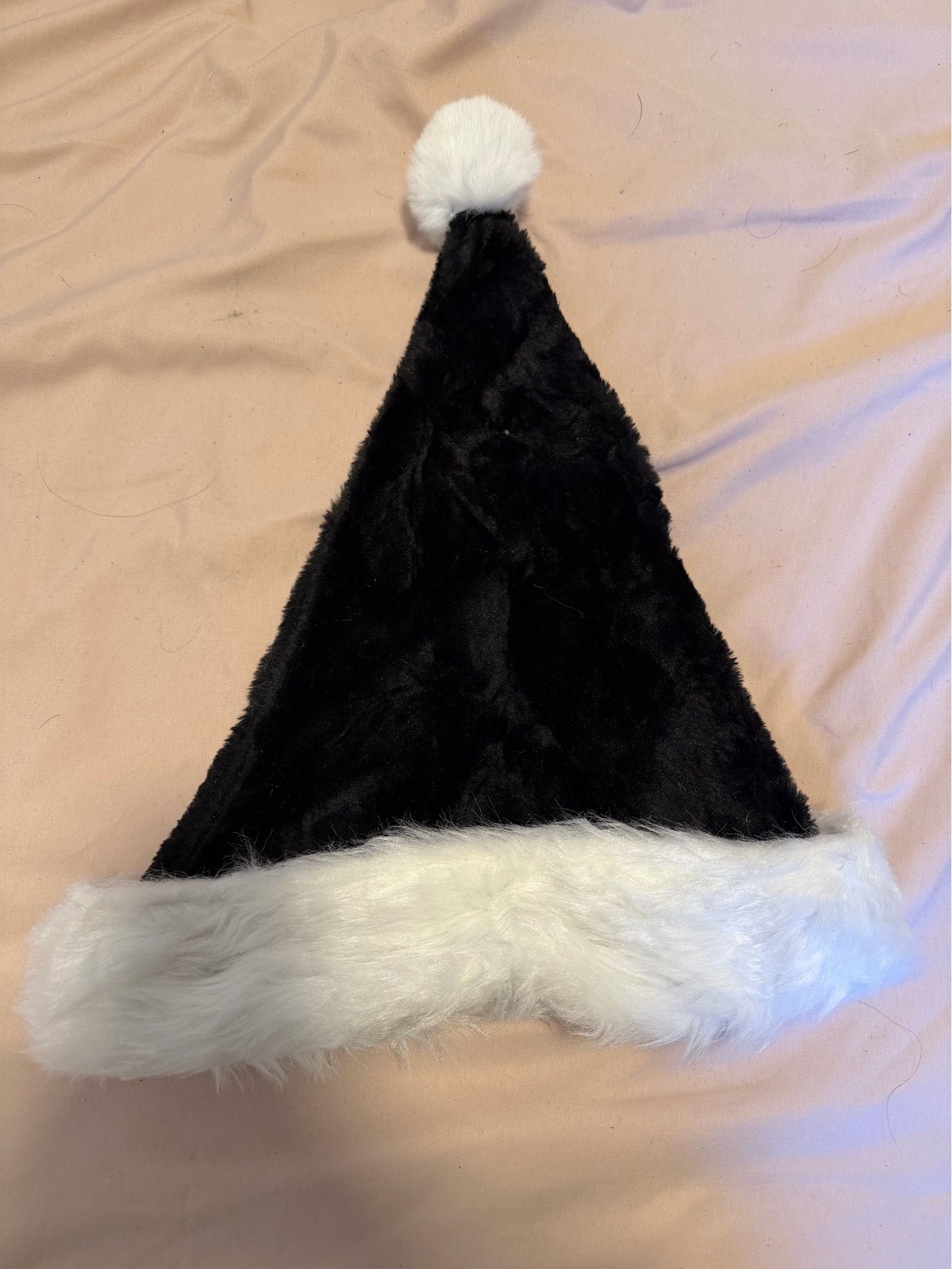 Christmas hat dark purple