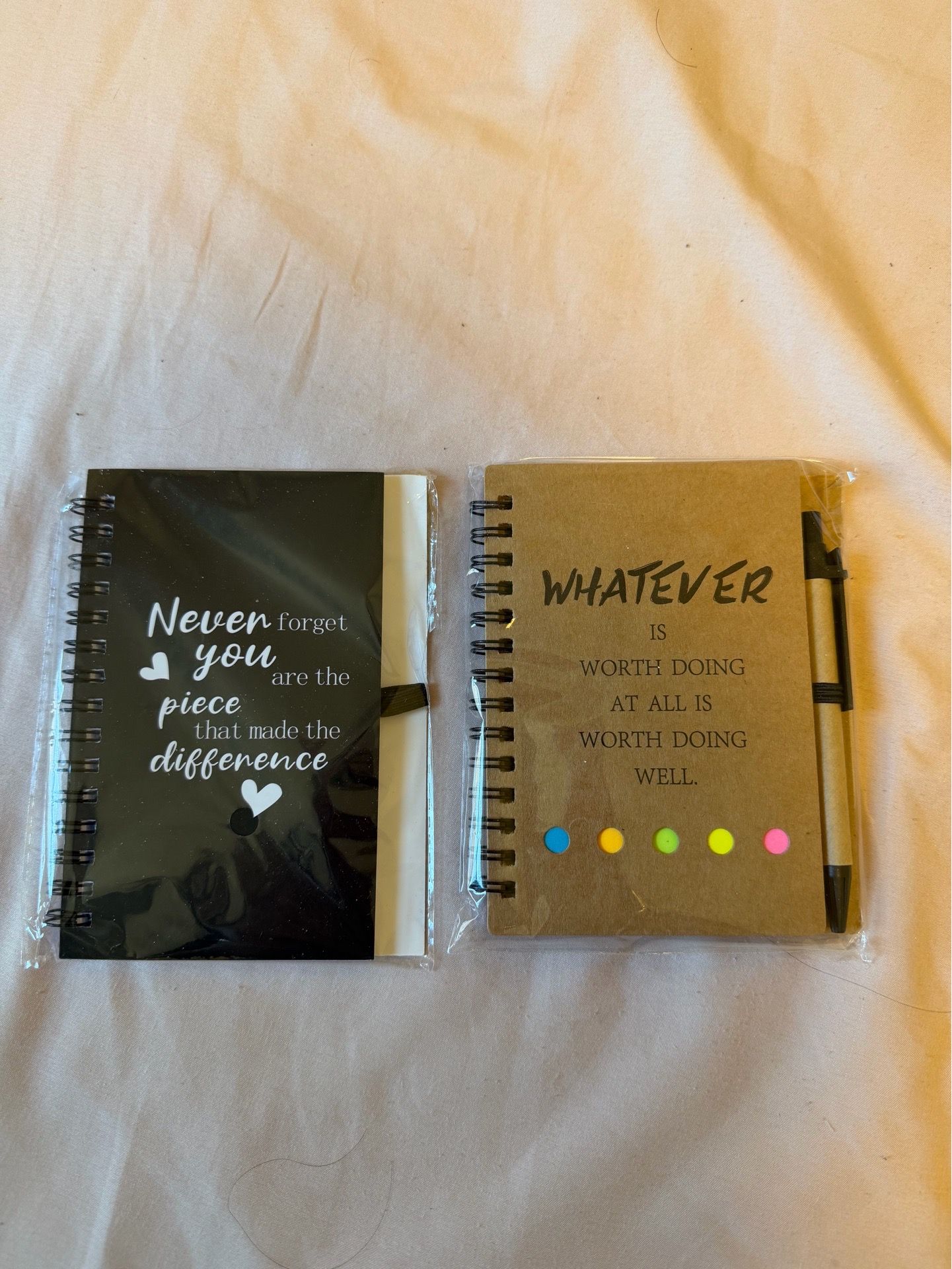 Brand new notebooks