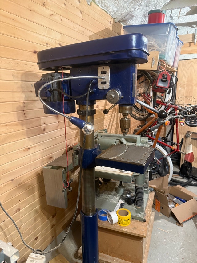 5 speed standing drill press (Peerless) - photo 2
