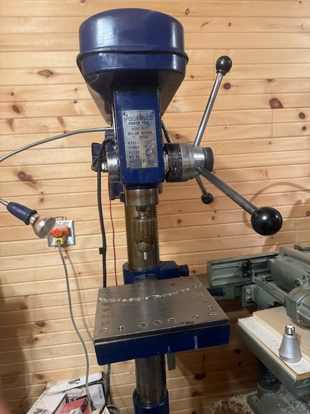 5 speed standing drill press (Peerless) - photo 3