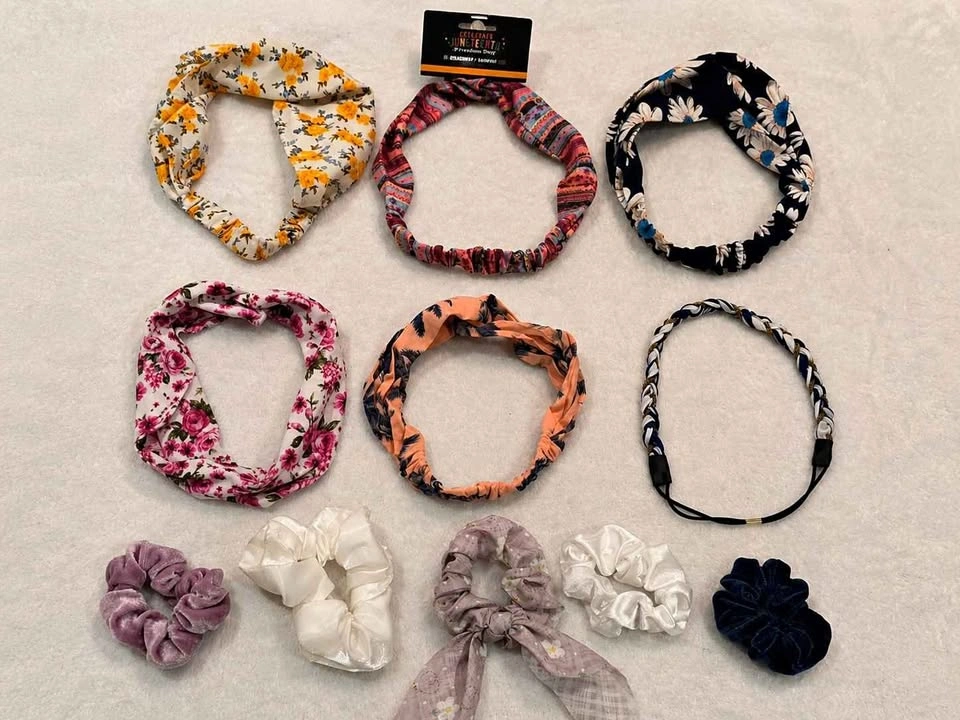 11pc Headbands & Scrunchies Bundle