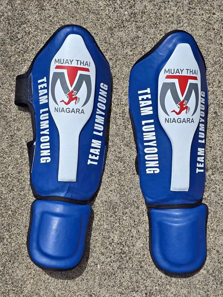 Kids Muay Thai Shin Guards XXS Blue