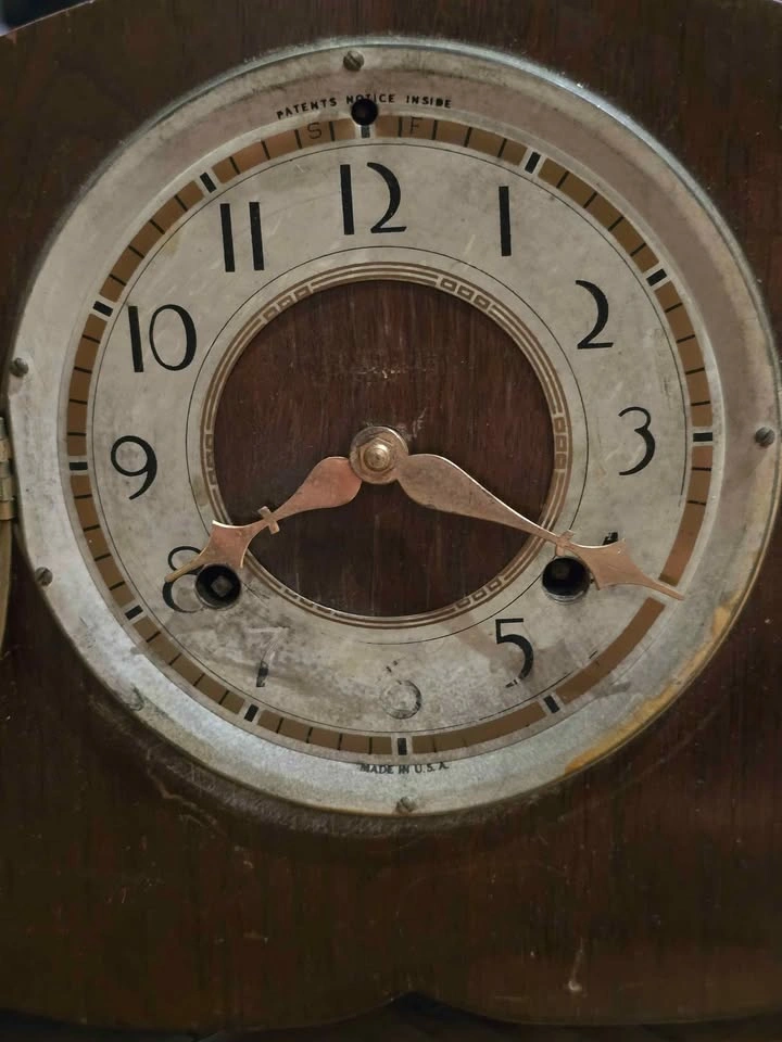 Untested New Haven Cathedral Gong Mantel Clock - photo 3