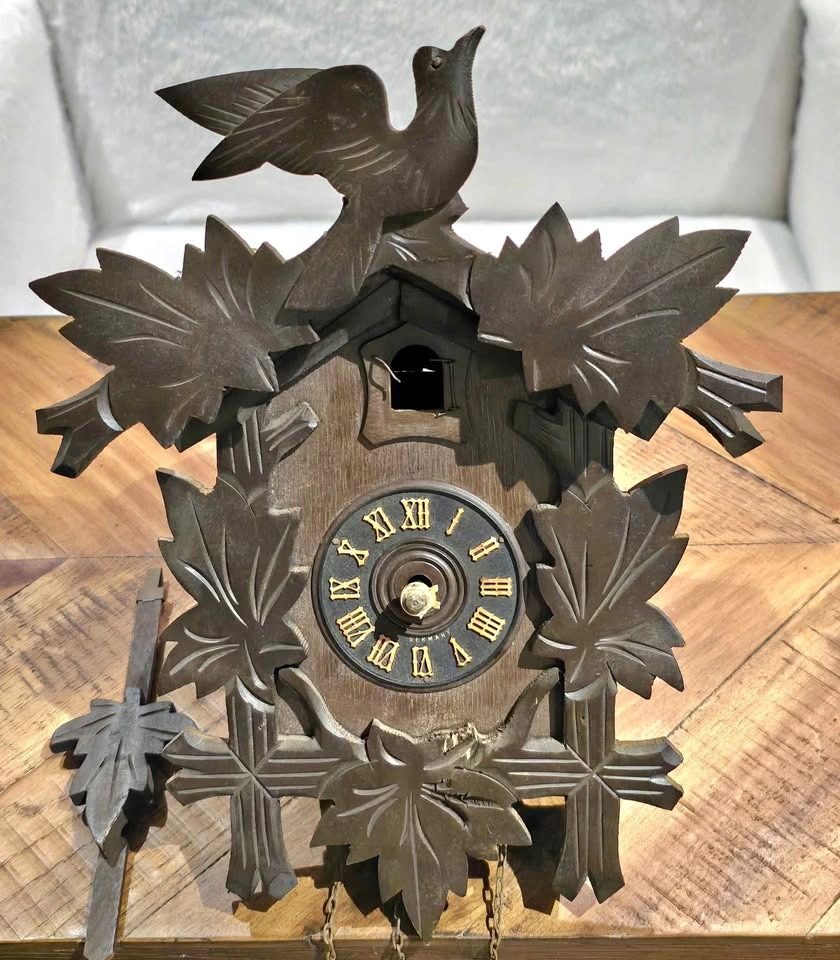 Vintage German Cuckoo Clock For Parts/Repair