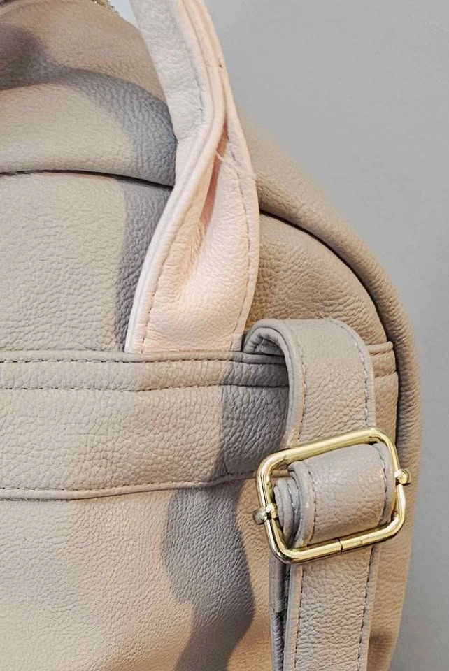 Betsey Johnson Grey Pink Floral Cutesy Backpack - photo 4